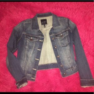 Jessica Simpson blue jean jacket